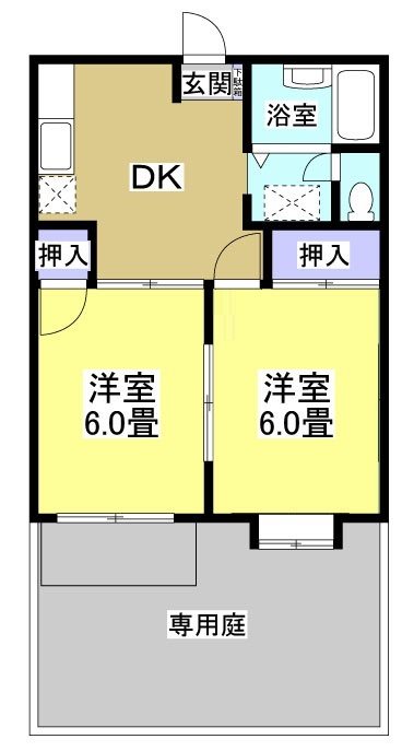 エルデム岡崎Ａ 間取り