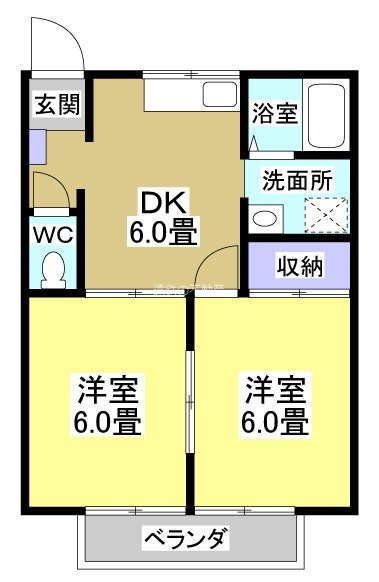 エターナルハイツ 205号室 間取り