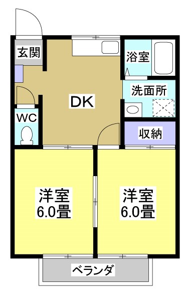 エターナルハイツ 間取り図