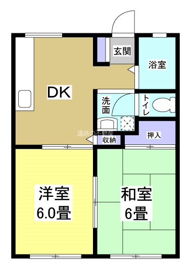 サンライフ上ノ原 間取り図