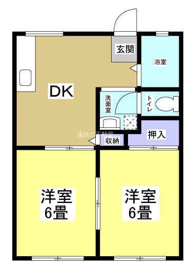 サンライフ上ノ原 間取り図