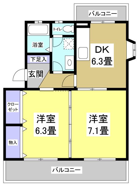 サンテラス２１ 間取り図