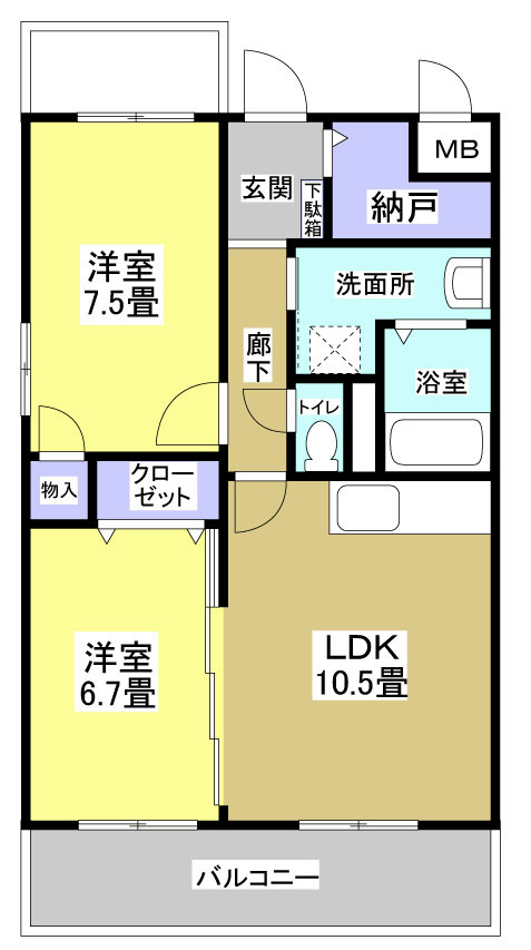 パルプラザ栄 501号室 間取り