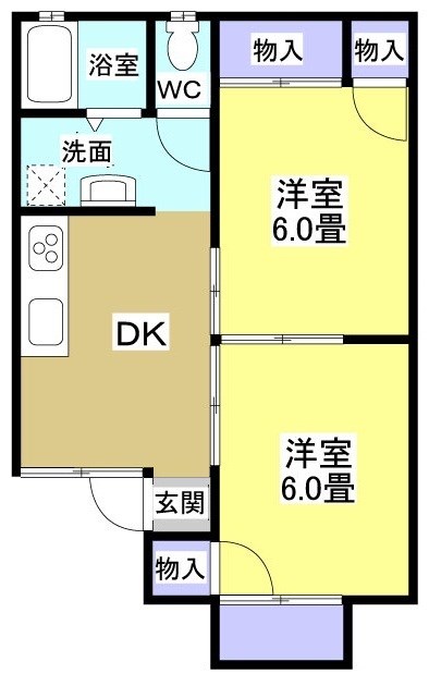 メゾン永井 201号室 間取り