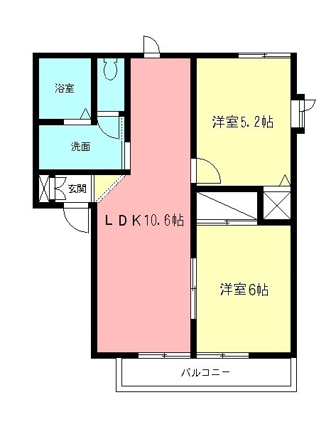 ライフタウン花水木Ｃ 間取り