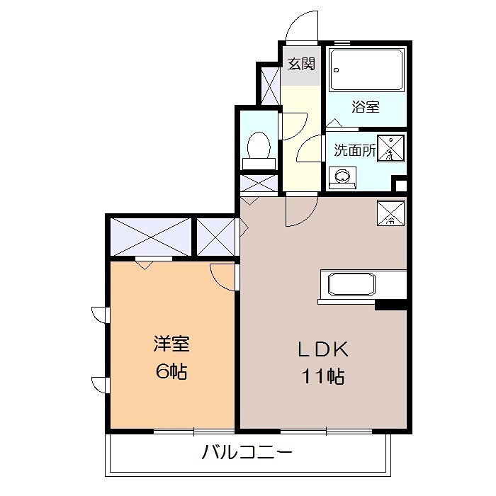 プラザ　センドウ 間取り