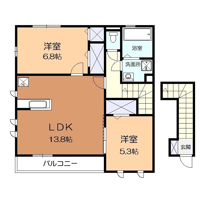 ステージ　あざみ野 間取り