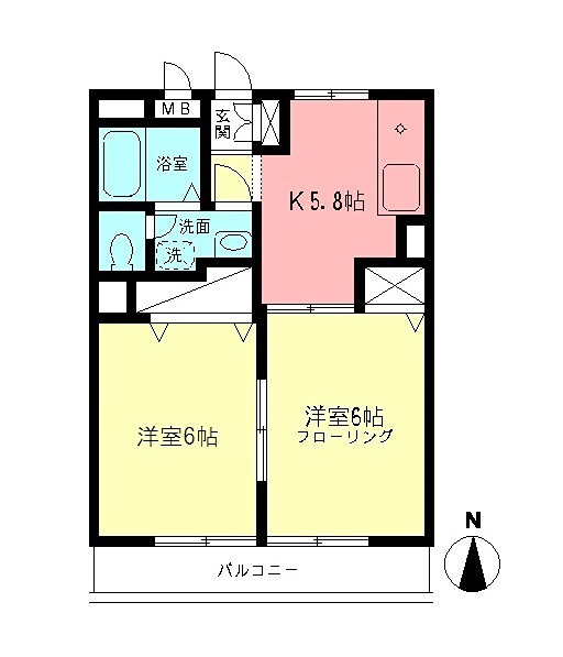 ドルフ小机 間取り