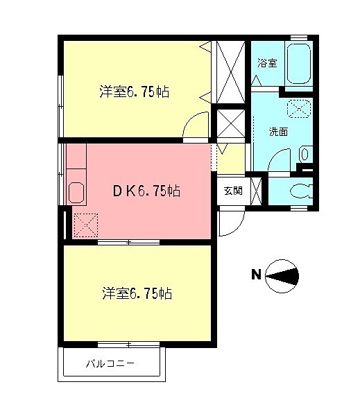 マーチ　梶塚 間取り