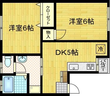第1秋本ハイツ 間取り