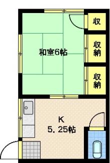 綱島　光鱗荘 間取り