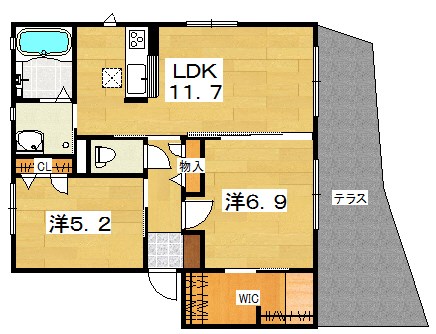 アレグラ星田 間取り