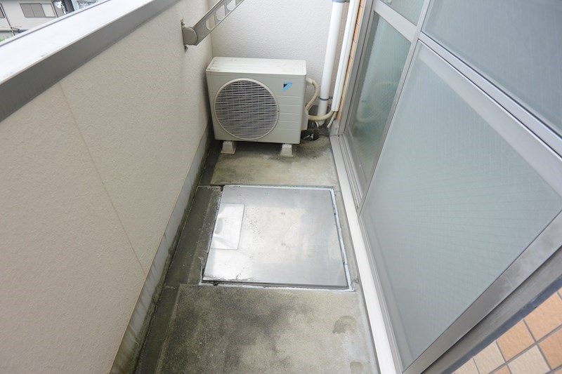 シャンテー中宮Ⅲ ベランダ