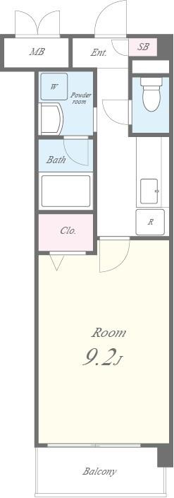 ﾘﾌﾞｪｰﾙ南茨木 間取り図