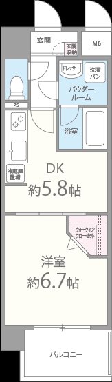 カンナビーノ 間取り図