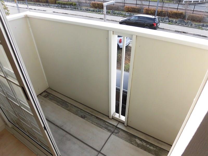 ディアコート(茨木市) ベランダ