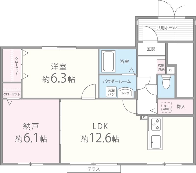 アドウェル参番館 間取り図