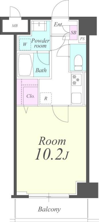 クレシェンテ月島 間取り図