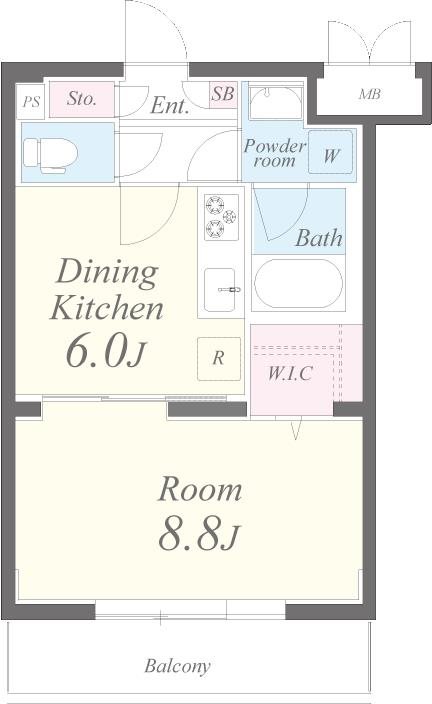 ドミトリーDHⅢ 間取り図