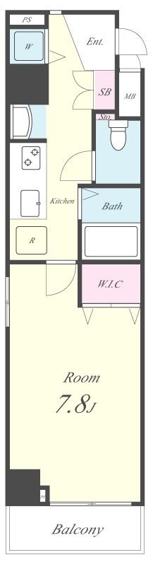 フルーラン船橋 間取り図