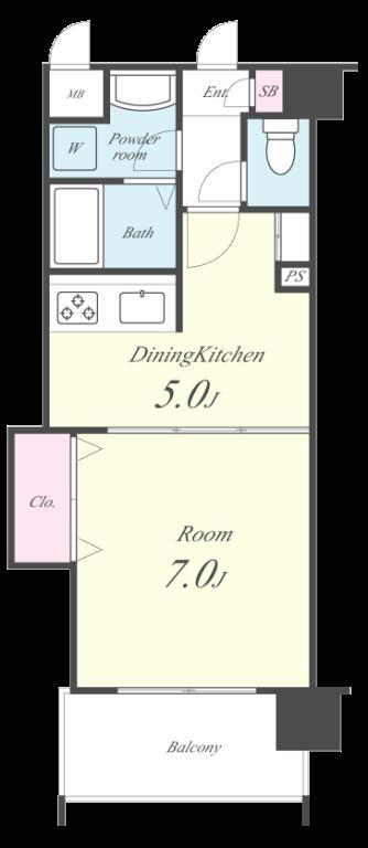 プレジール 間取り図