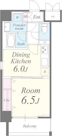 タウンコート御園 間取り図