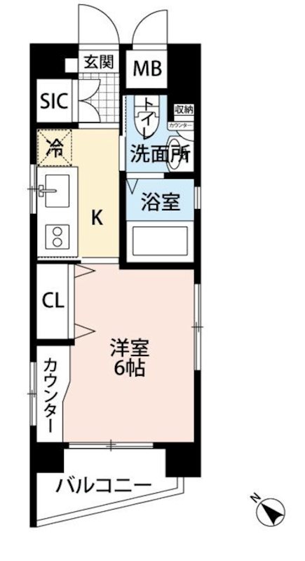 アクシア千駄ヶ谷 間取り