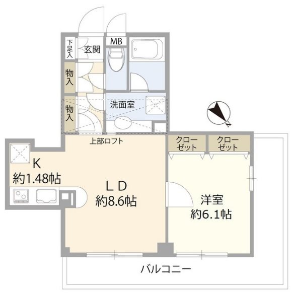 イトーピア神宮外苑estudio 間取り