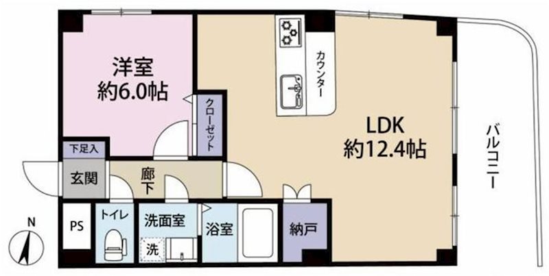 原宿ニュースカイハイツ 間取り