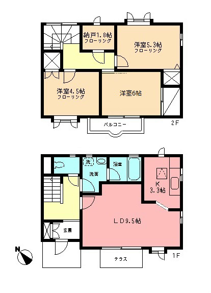 パストラルコートＢ 間取り