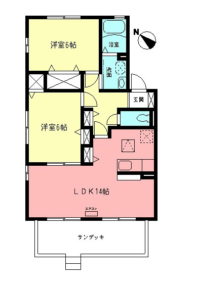 ロイヤルパルＡ 間取り