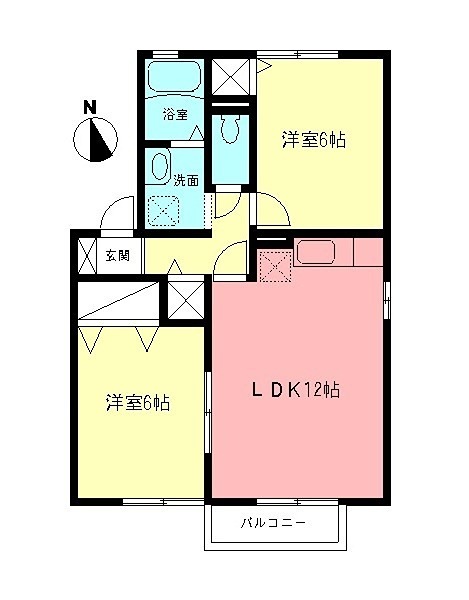 サニーハウスＢ 間取り