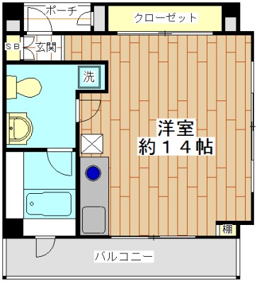ラメゾン甲耀 303号室 間取り