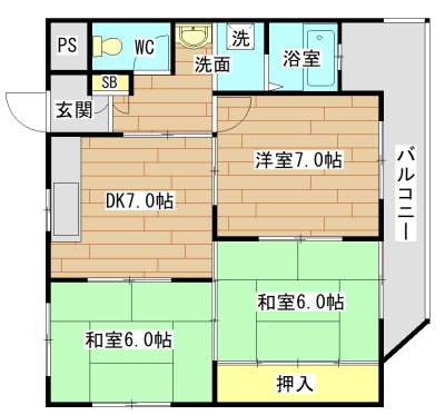 第3マーブルハイツ 間取り