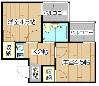 リーブル1番館 間取り
