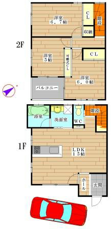 メゾン月見町 間取り図