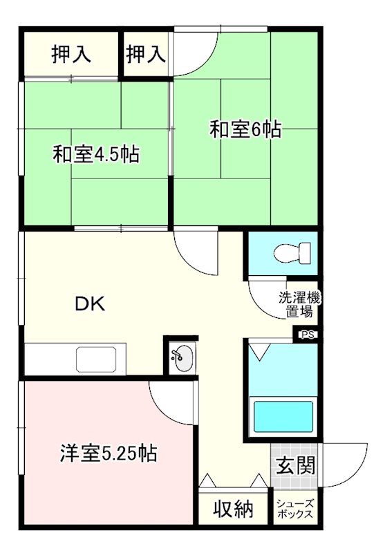 シャトル前田Ⅲ 間取り