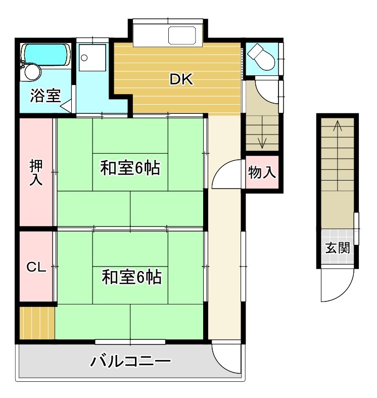 梅花ハイツ 間取り