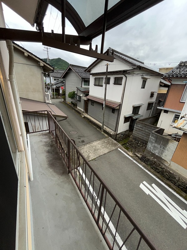 梅花ハイツ ベランダ