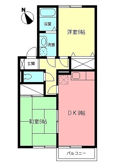 エクセル大倉山Ⅱ 間取り