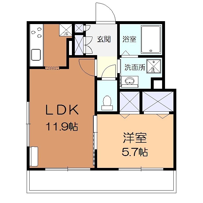 べレオ小倉 間取り
