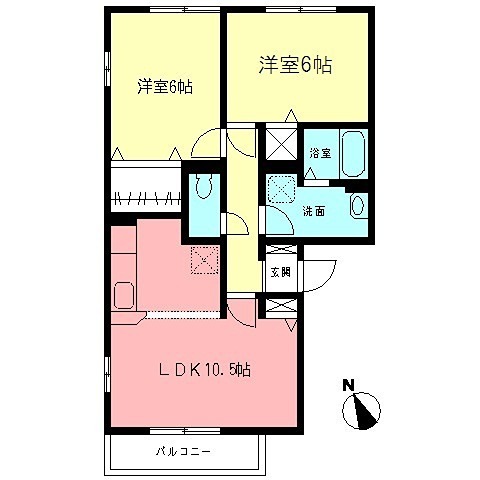 ドエルＫⅡ 間取り