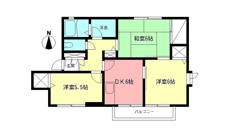 パークヒルズＢ 間取り