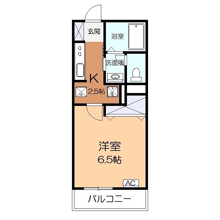 クレア　イーストＢ 間取り