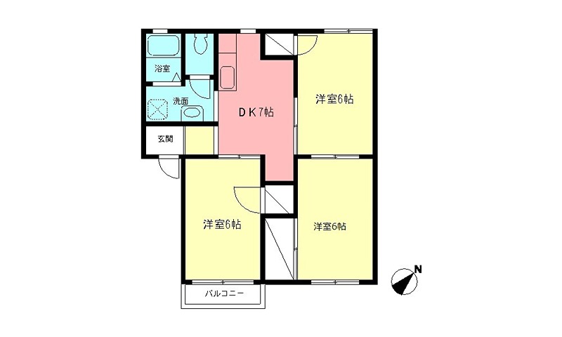 ルミエール・オオキⅠ 間取り