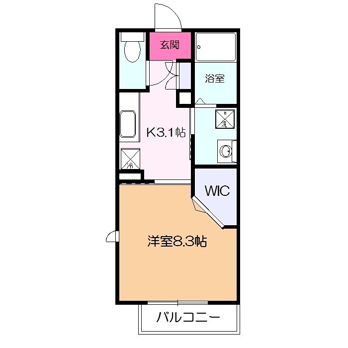 コーラルハイツＢ 間取り