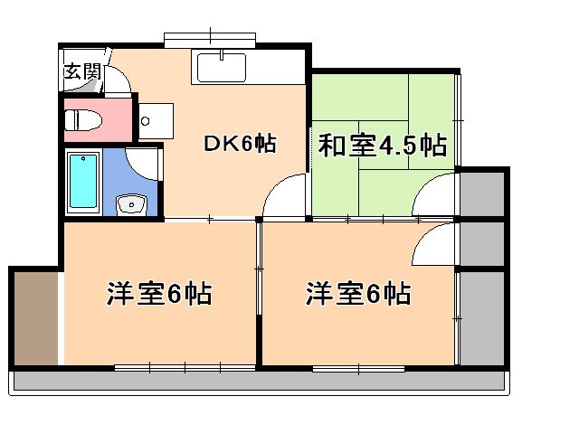 福田ハイツ 間取り