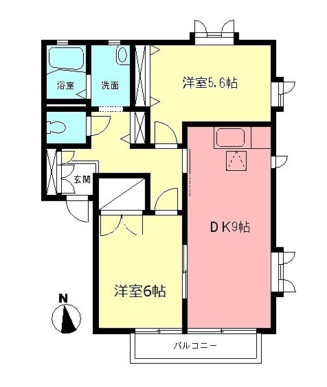 グランパルクＤ 間取り