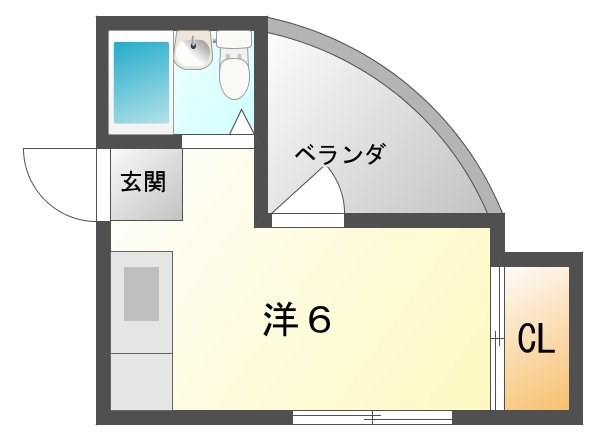 コスモ八坂ハイツ 間取り