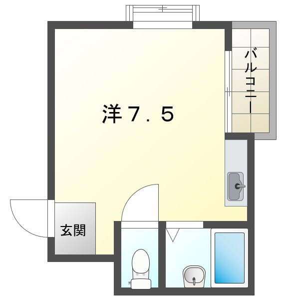 巣本ハイツ 間取り